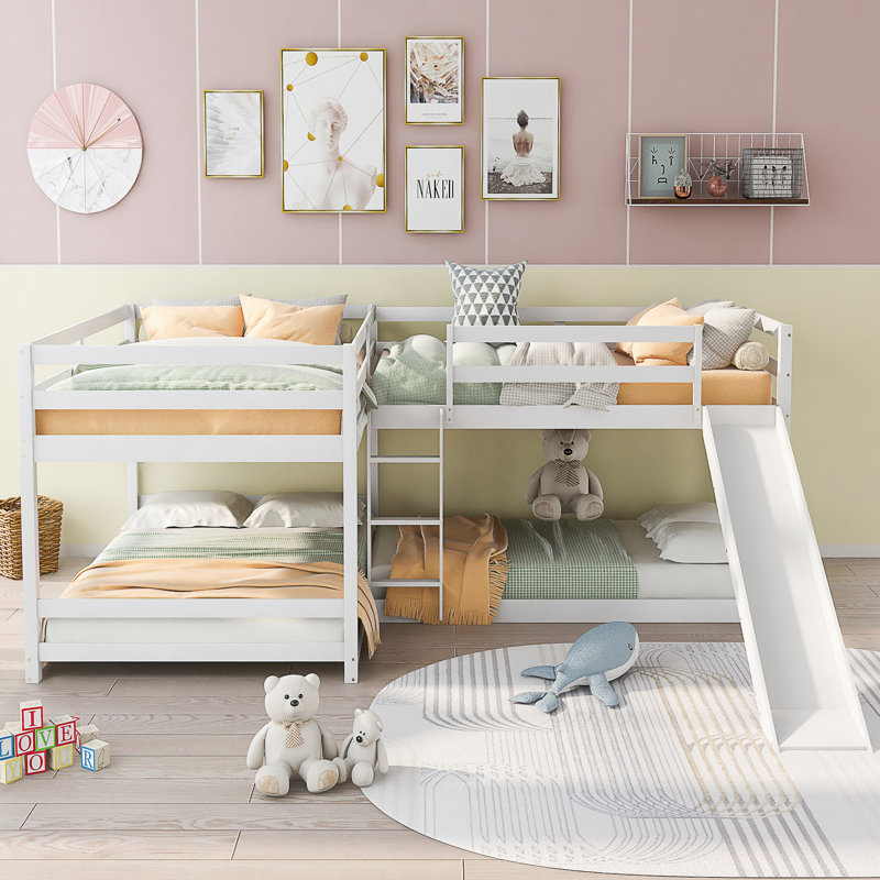 Lit plateforme simple Ferriel, Blanc