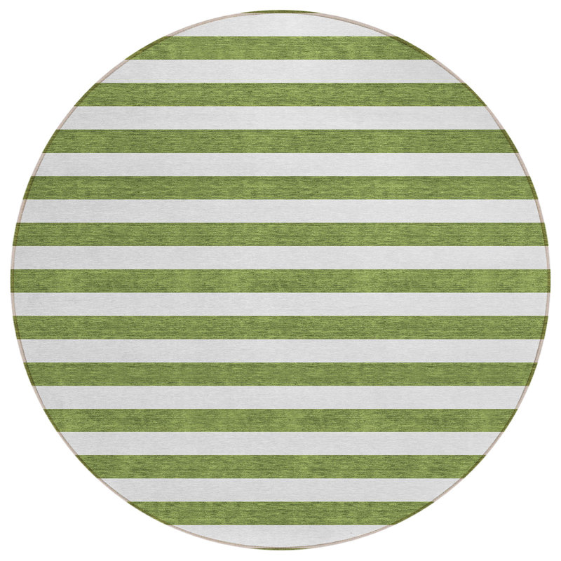 Tapis extérieur rond 8 po