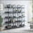 5 Tier Bookcase Home Office Open Bookshelf, Vintage Industrial Style Shelf With Metal Frame-703623758