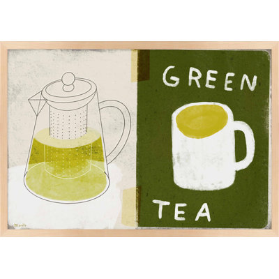 Green Tea Framed Graphic Art