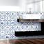 Emiliya 15cm W x 15cm L PVC Peel and Stick Mosaic Tile