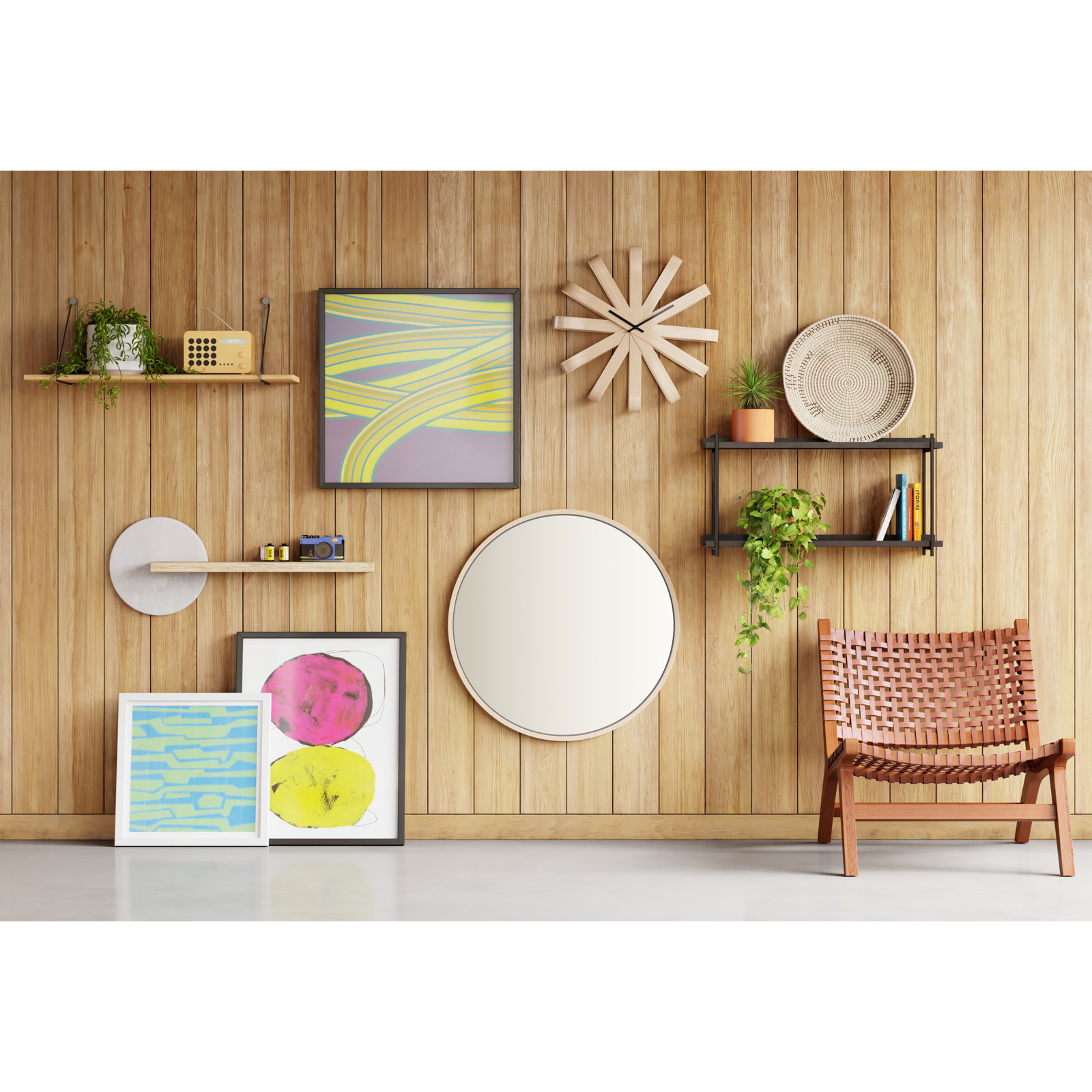 Hemp Twist by Jacques Pilon, 24" H x 24" W x 1.25" D, Black
