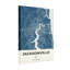 «Scenic & Cityscapes Jacksonville City Map», reproduction d'art-1113315547