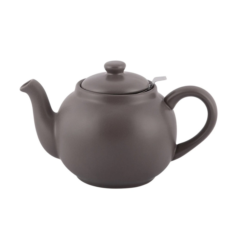 Norden Home Valenzuela 1.5ml Solid Colour Teapot, Black