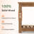 Solid Wood Console Table For Entryway, 70.9" Farmhouse Sofa Table Behind Couch With Storage Shelves For Living Room, Foyer, Hallway