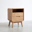 Armoire de chevet en bois massif Pure