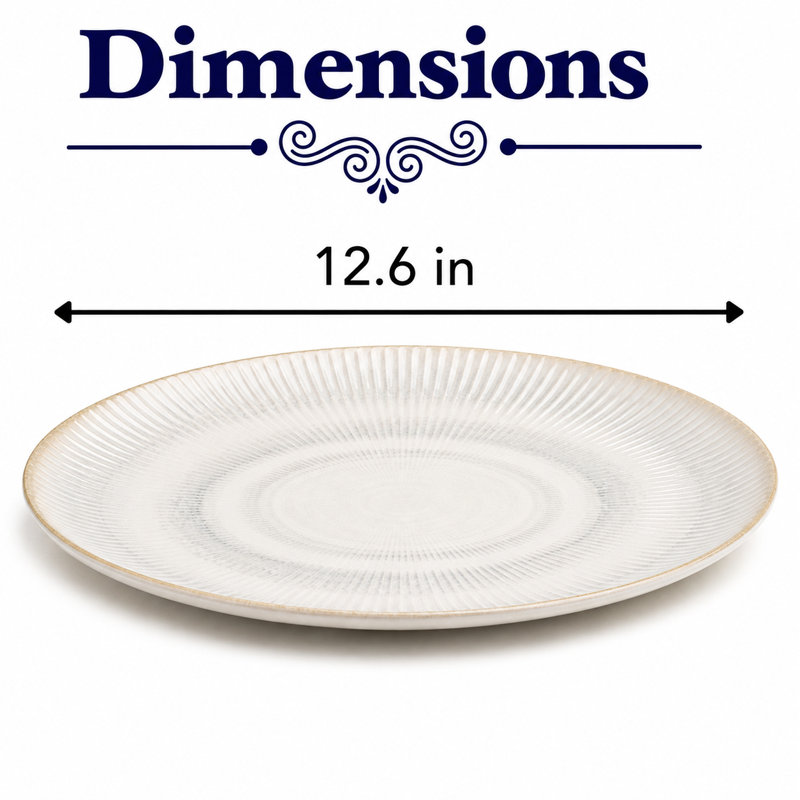 Assiette ovale en porcelaine Paros-Shell