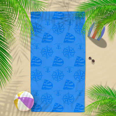 Aine Fun Embossed Beach Towel 75x150