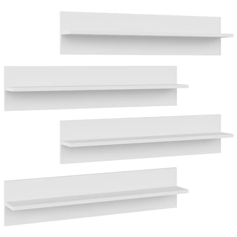 Gillyan 4 Piece Floating Shelf, White
