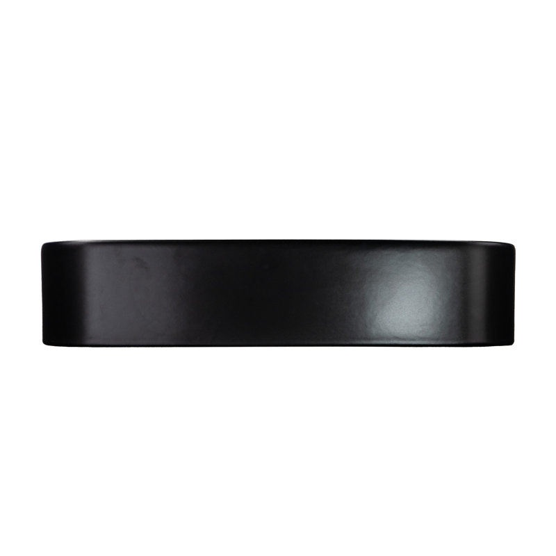 Regatta 24'' L Bathroom Sink, Matte Black