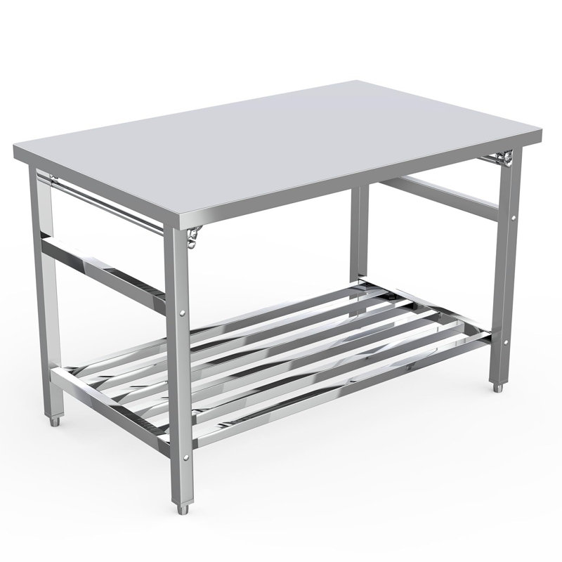 Tables de travail en acier inoxydable, 32 pi H x 48 pi L x 30 pi P