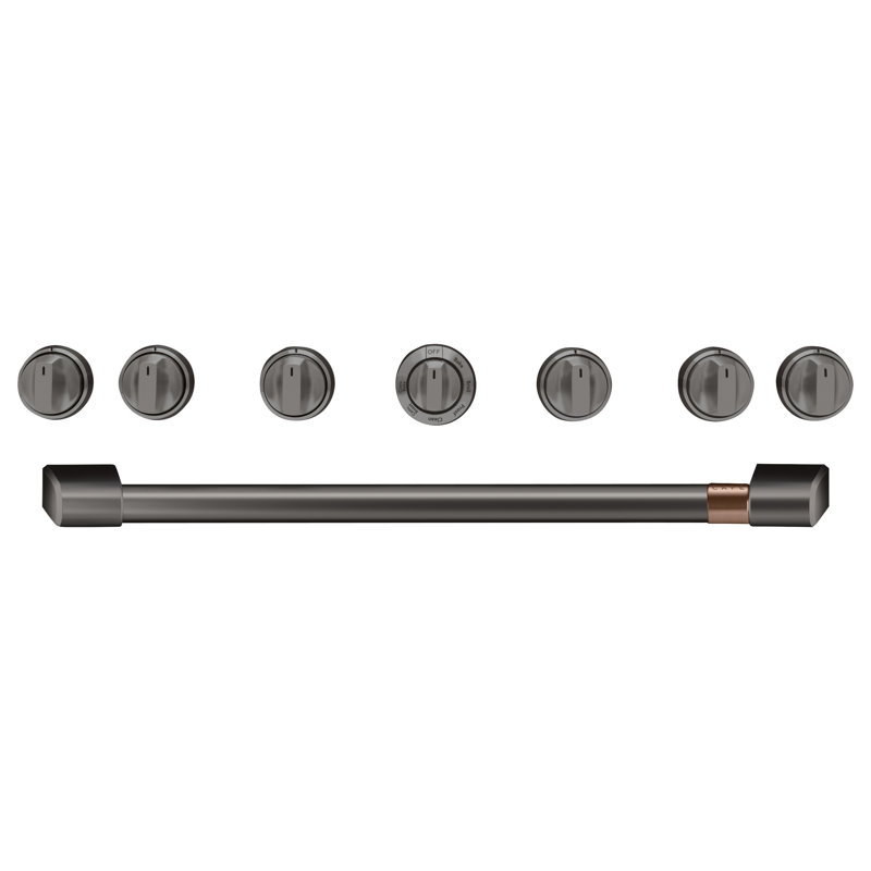 Range Knob Kit, Brushed Black