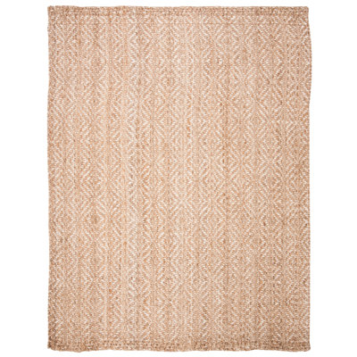 Handwoven Jute Rug Natural Fiber 185