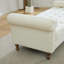 Chenille Upholstered Bench