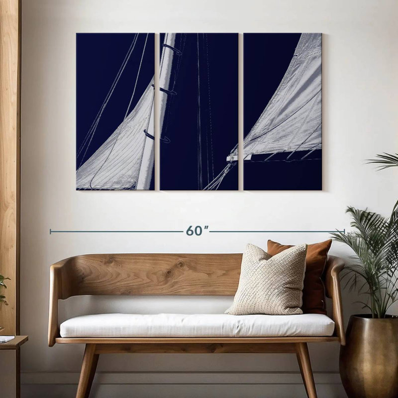 Aletra Schooner Sails II, H 32 po x l 50 po
