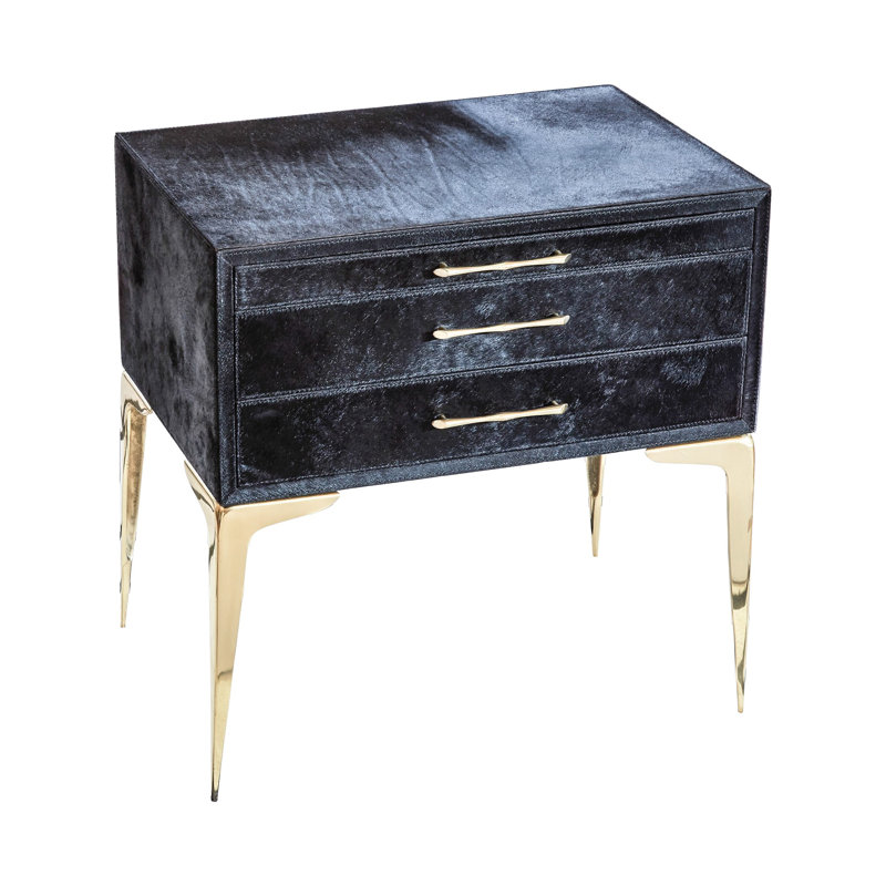 Stiletto Accent Chest, Black