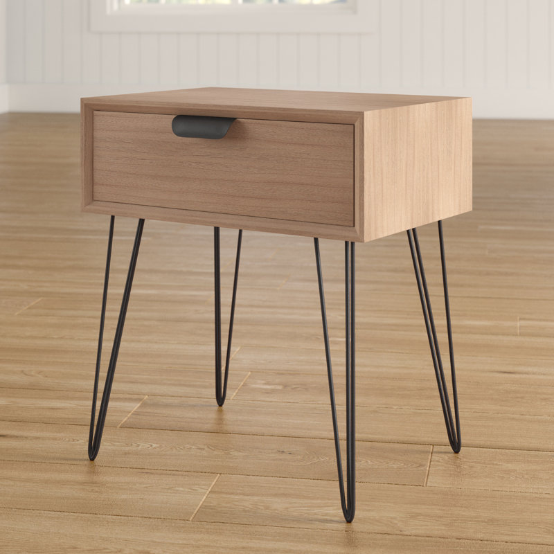 Lilot 48cm W Bedside Table