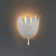 Nataniela 1-Light Steel Dimmable Half Moon Wall Sconce