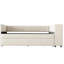 Lit double en tissu avec espace de rangement et lit simple avec tiroirs, velours-728666664