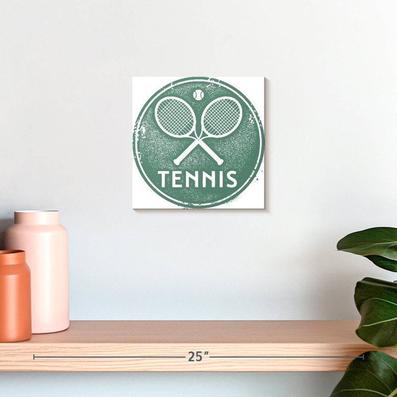 Kema Tennis, typographie, H 10 po x l 10 po