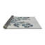 Tapis gris/noir/bleu à motifs-309688533