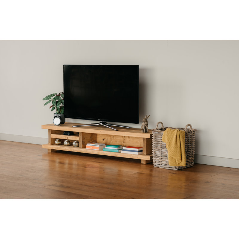Brentwood Unfinished TV Stand, Rugger Brown, 200cm