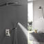 Système de douche complet avec valve brute et pomme de douche à pluie de 12 pouces-110974296