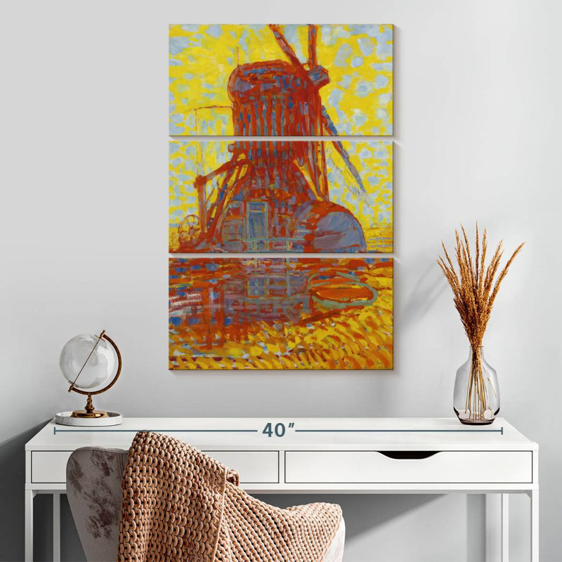 Moulin Avery au soleil, H 32 po x l 20 po
