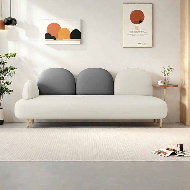 Méridiennes d'intérieur avec plateau Modern Creative, Orienté à gauche (vu de face), Gris/beige