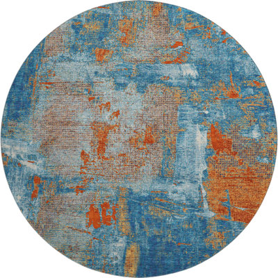 Premium Machine Washable Natoma AMF989 Abstract Rug