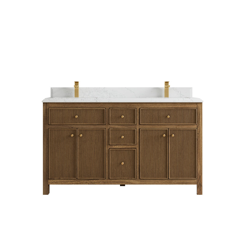 Ensemble de meuble-lavabo double 60 po