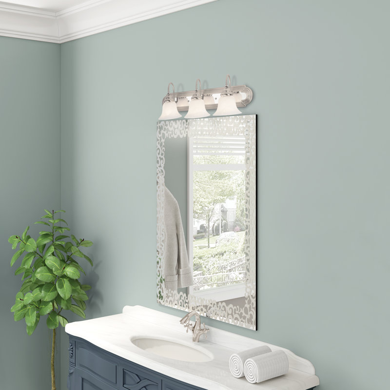 Belmont 3 - Light Dimmable Vanity Light, Bronze/Chrome