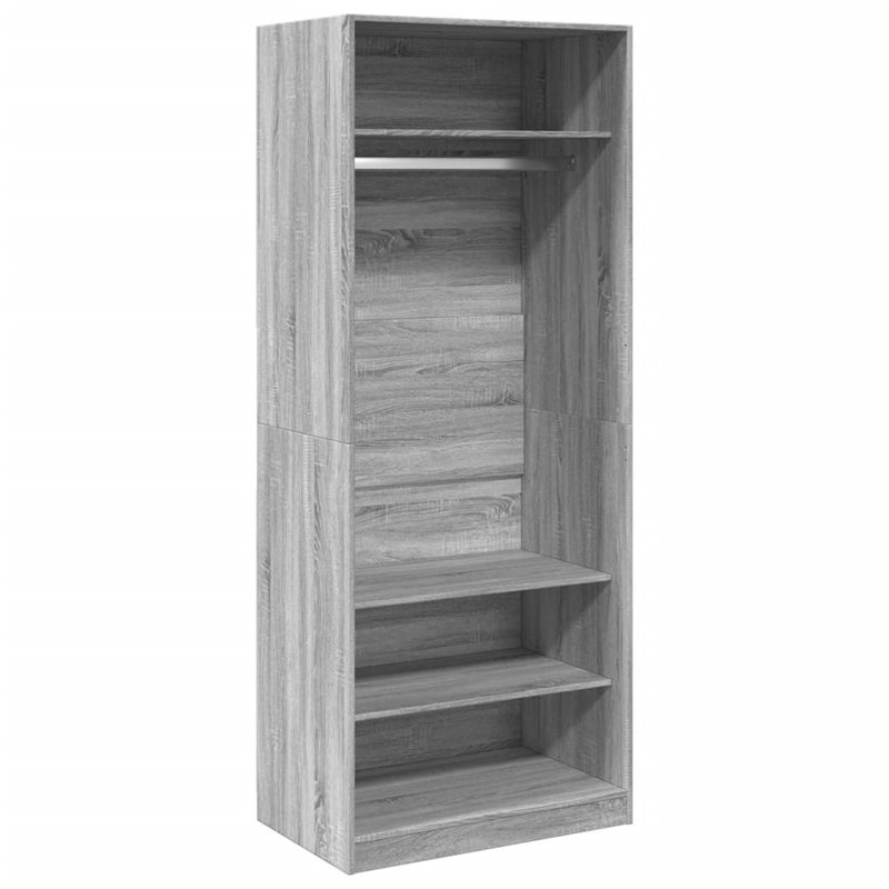 Sahrish Manufactured Wood Wardrobe, 80 x 50 x 200 cm, Old Wood