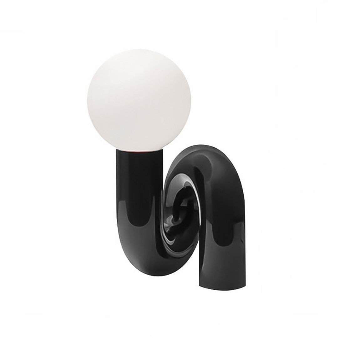 Verda Resin Table Lamp, Black
