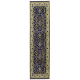 Laurel Marmara Machine Woven Polyester No Pattern Area Rug in Navy