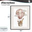 Giclée rose encadrée, dessin par Christine Simpson Art-981236569-981236570