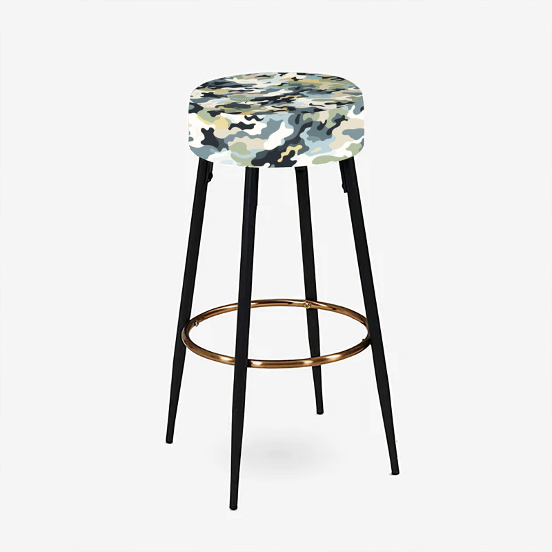 Ensemble de 2 tabourets de bar camouflage City Camo Concealment