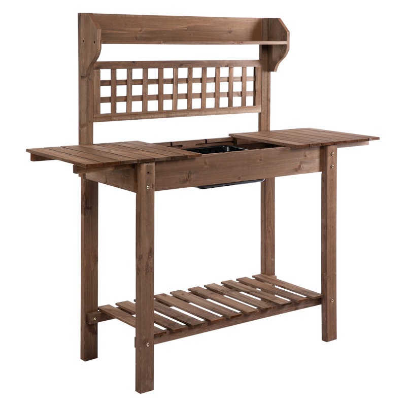 Banc de jardin en bois Estefano, Naturel
