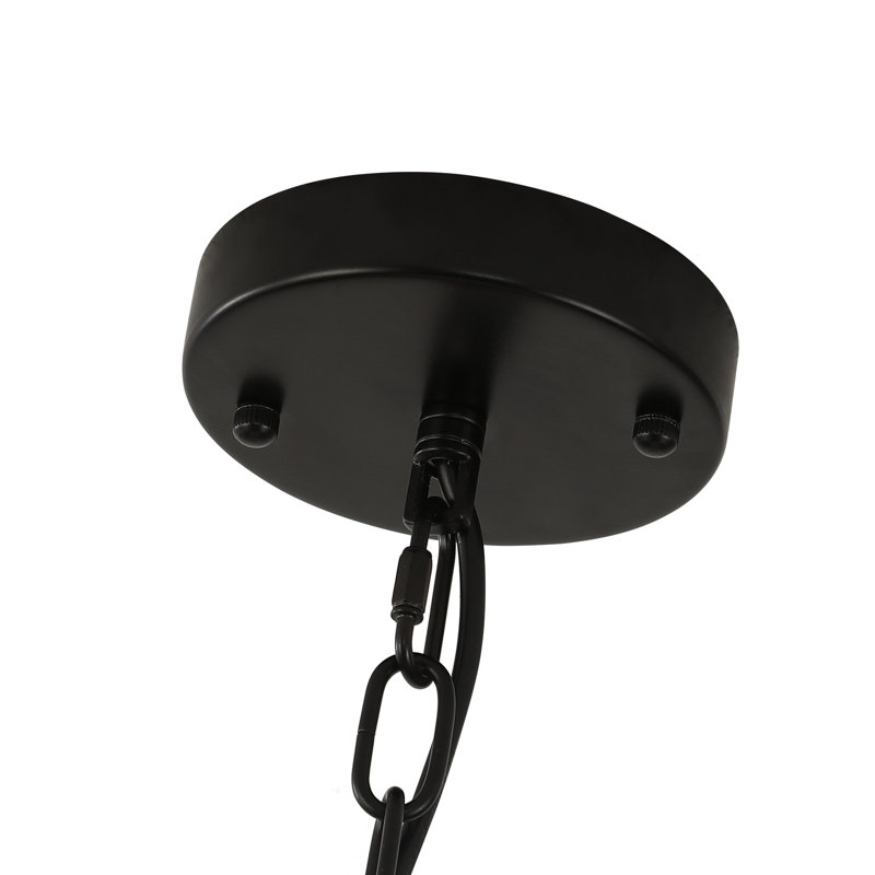Pippy 12 - Light Geometric Chandelier, Black