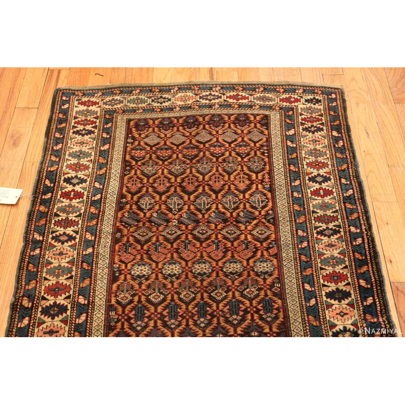 One-of-a-Kind Runner 3'6" X 11'6" Hand Knotted Area Rug