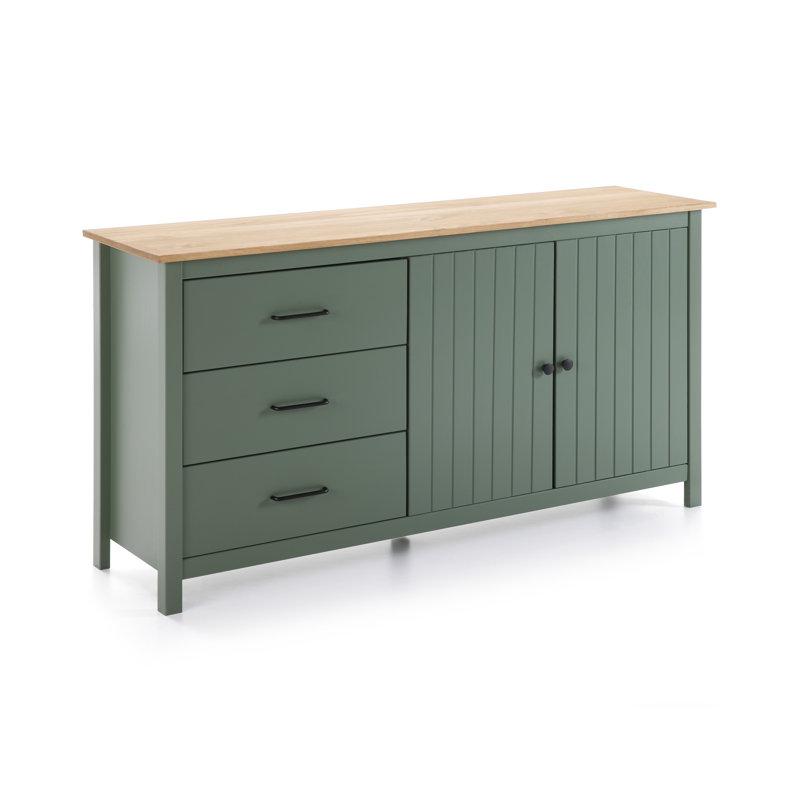 Giannini 150cm Solid Wood Sideboard, Green