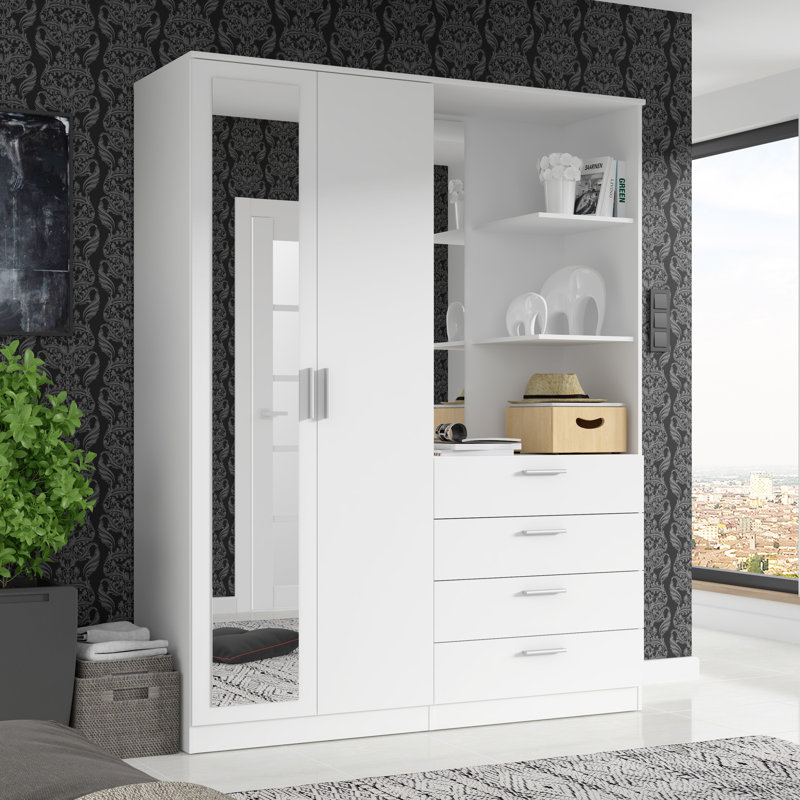 Randin Manufactured Wood Wardrobe