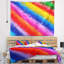Tapisserie abstraite multicolore à crayons multicolores-28496425