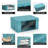 6-Piece Foldable Storage Fabric Cube Bin Bag Organizers, 2-Pack-2007394450