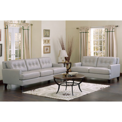Barbara Leather Living Room Set