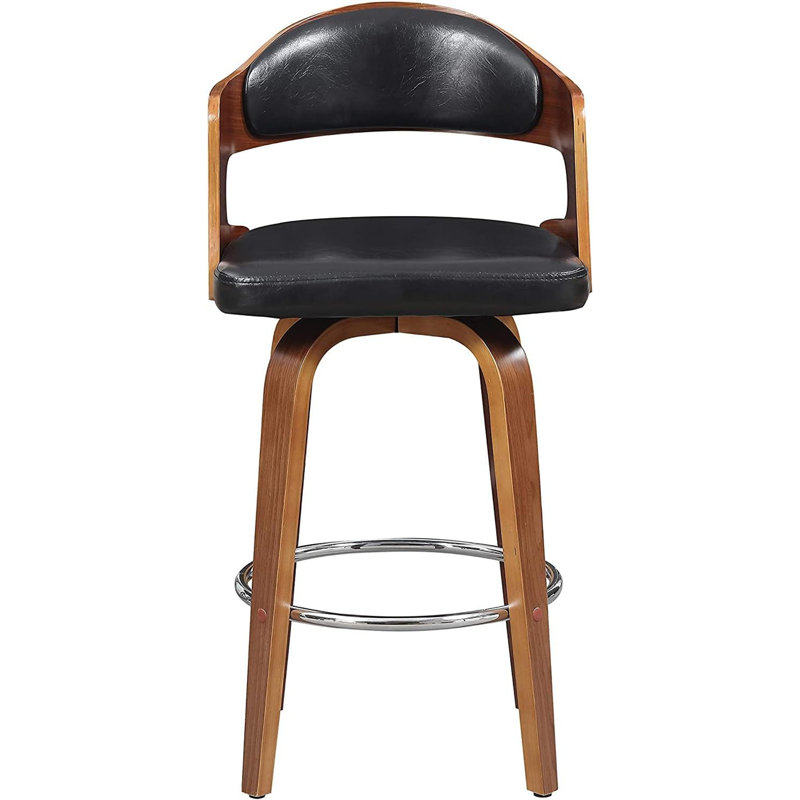 Tabouret de bar contemporain contemporain, Noir