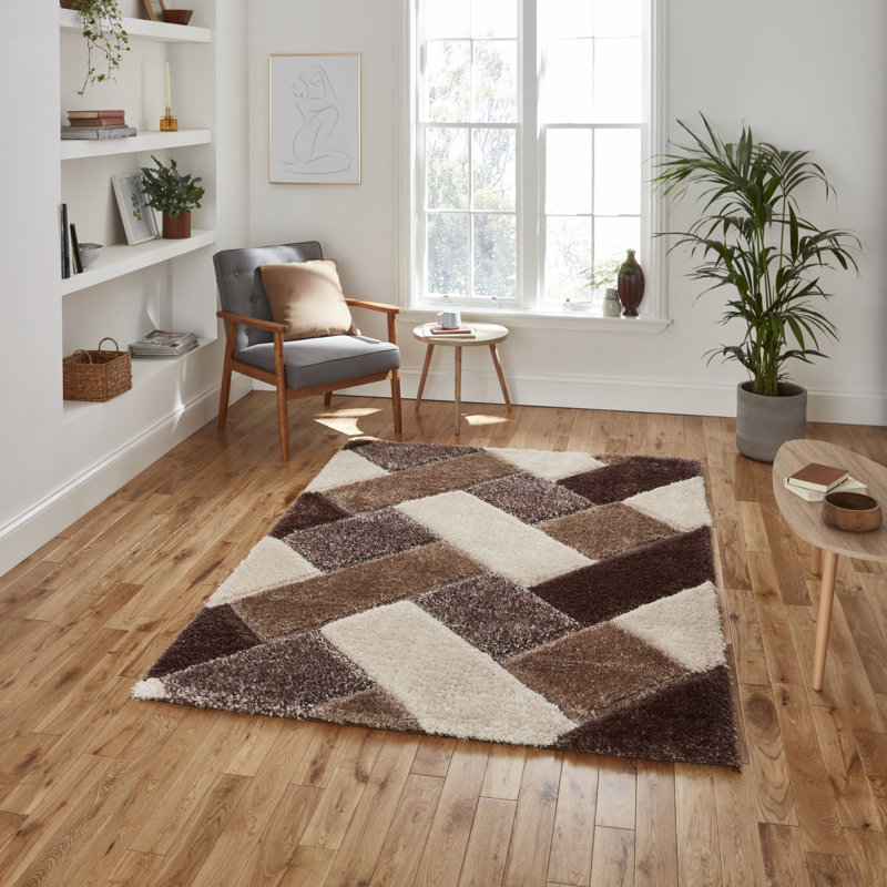 Avichai area rug Machine Woven Rectangle Beige, Rectangle 160cm x 220cm
