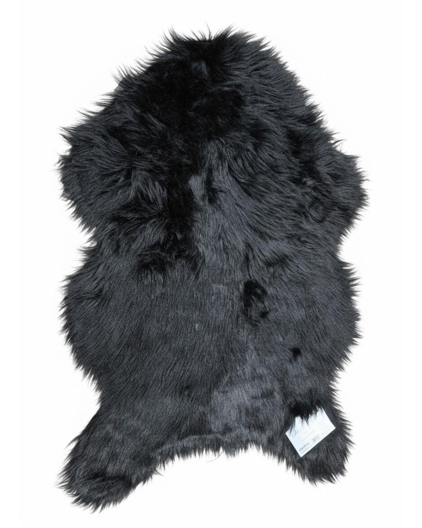 Solid Colour Faux Fur 60cm X 90cm Area Rug