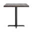 Rectangular Solid Wood Commercial Tabletop with Dining Height X-Base-1832549402-1832549397-1832549401