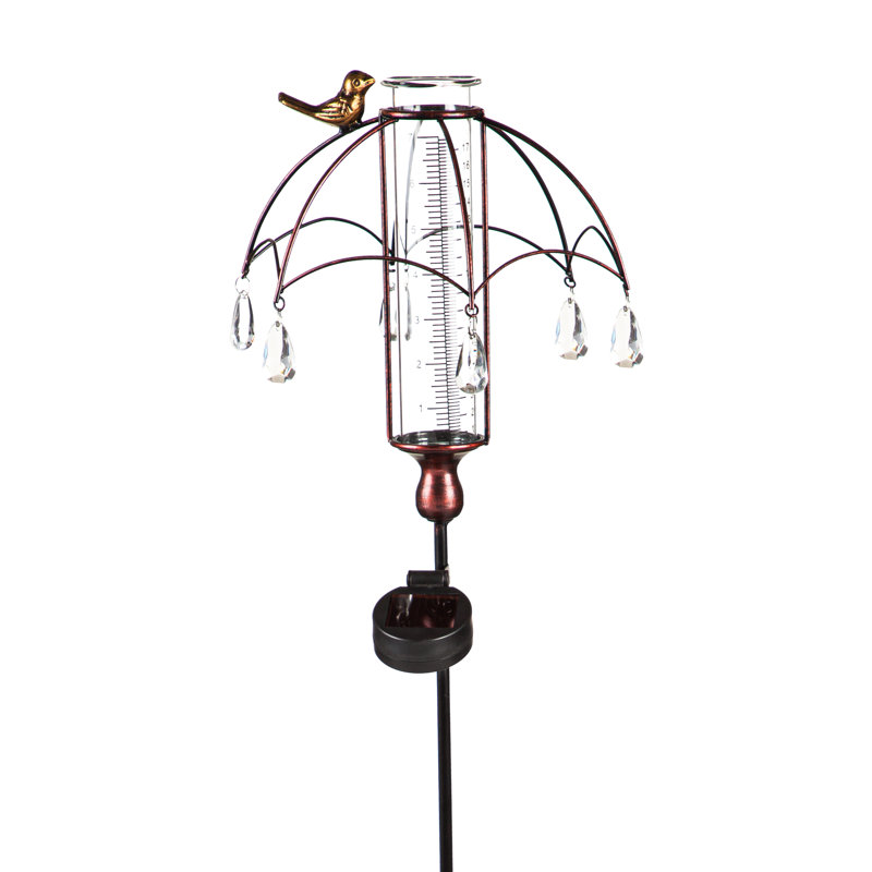 Leella Metal Abstract Rain Gauge